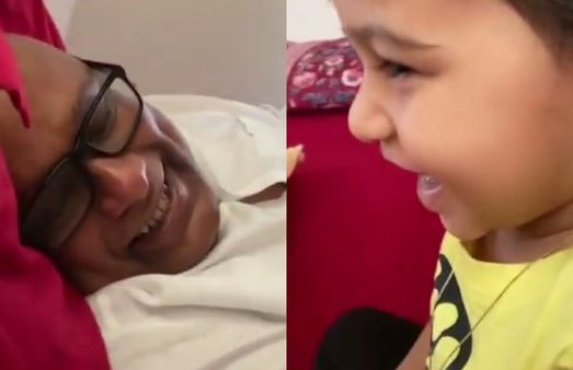 பேரனுடன் குழந்தையை போல் கொஞ்சி மகிழும் சுரேஷ் தாத்தா.. தீயாய் பரவும் வீடியோ!