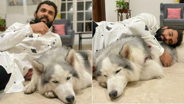 நாயை கட்டிப்பிடித்து ரொமான்ஸ்.. அந்த நாயாக நான் இருக்ககூடாத என ஏங்கும் ரசிகைகள்!