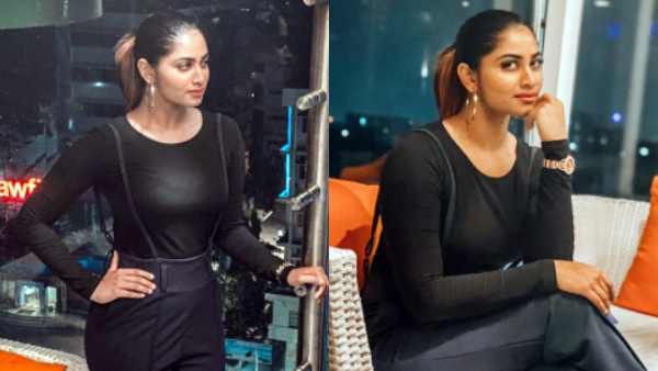 இறுக்கமான உடையில் கிறக்கமாக.. ரசிகர்களை மூச்சுத்திணற வைக்கும் ஷிவானி!