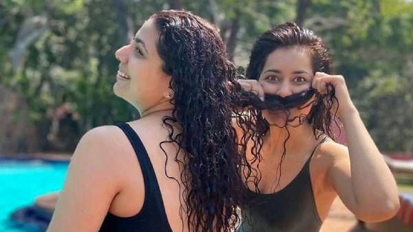 தோழியுடன் நீச்சல் குளத்தில் ராஷி கன்னா.. அப்படி பார்த்ததில் சூடாகி போன நெட்டிசன்கள் #RaashiKhanna