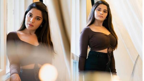 எடுப்பான முன்னழகு.. துடிப்பான போஸ் கொடுத்த ஆத்மிகா.. வர்ணித்த ரசிகர்கள் !