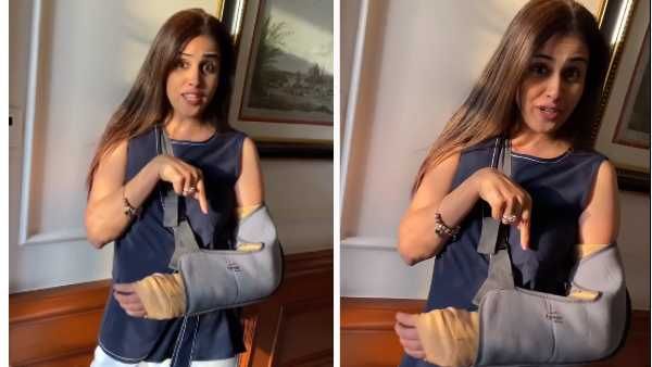 ஸ்கேட்டிங் கற்க போய் கையை உடைத்துக்கொண்ட ஜெனிலியா.. வைரலாகும் போட்டோ!