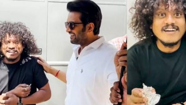 குக் வித் கோமாளி பிரபலத்திற்கு சந்தானம் கொடுத்த சர்ப்ரைஸ் கிப்ட்