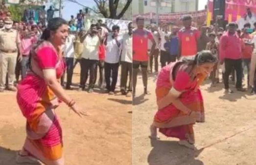 என்னா ஸ்பிரிட்.. இளைஞர்களுடன் குதூகலமாய் கபடி விளையாடிய நடிகை ரோஜா.. தெறிக்கவிடும் வீடியோ!