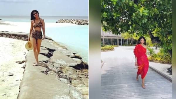 மாலத்தீவு கடற்கரையில் பிகினியில் சுற்றும் விஜய் பட நடிகை.. திணறும் இன்ஸ்டா!