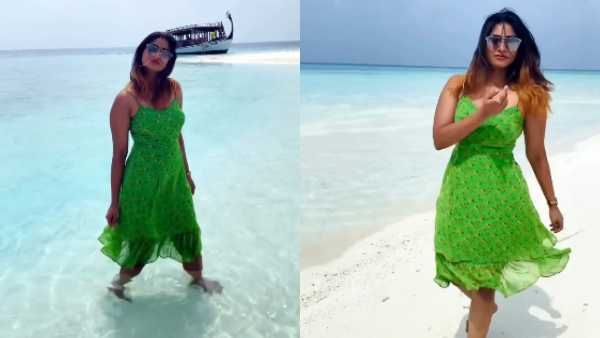 பீச் கேர்ள் ஷிவானி...நயன்தாரா லெவலுக்கு வீடியோ வெளியிட்டு அசத்தல்