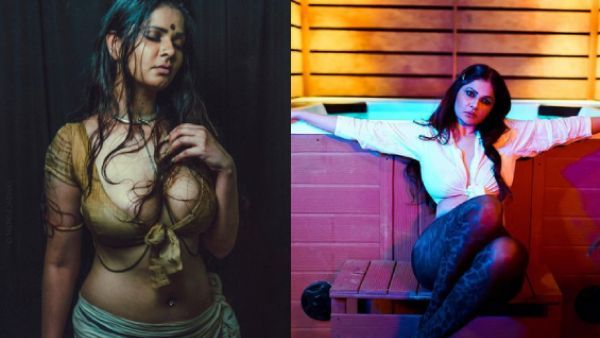 என்ன இப்டி கிளம்பிட்டாங்க.. வெறும் சட்டை. ஒரு பக்கம் மட்டும் மாராப்பு.. மிரட்டும் மஸ்த்ராம் நடிகை!