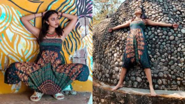 நேத்து அப்டி.. இன்னைக்கு இப்டி.. கை கால்களை விரித்து.. மட்ட மல்லாக்க படுத்திருக்கும் அமலா பால்!