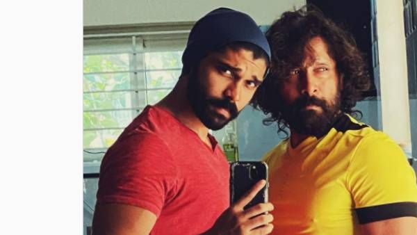 அப்பா யார்? மகன் யார் ?...குழம்ப வைத்த துருவ் விக்ரமின் மாஸ் ஃபோட்டோ