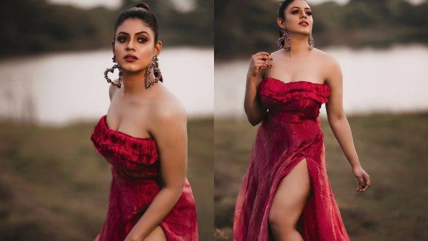 ப்பா.. டீப் ஓபன் ஸ்ட்ராப்லெஸ் கவுனில் தாறுமாறாய் கிளாமர் காட்டும் இனியா.. திணறும் இணையம்!