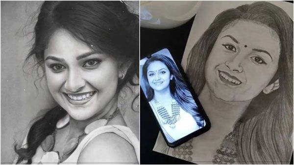 தன்னை தத்ரூபமாய் வரைந்த ஃபேன்ஸ்.. உலக ஓவிய தினத்தில் மொத்தமாய் வெளியிட்டு நன்றி கூறிய பிரபல நடிகை!