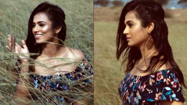 பளபளக்கும் தோளழகில் கிறங்கடிக்கும் ரம்யா பாண்டியன் ஃபோட்டோஸ்