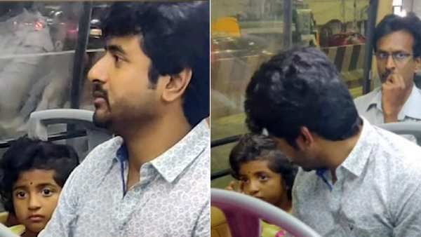 மகளுடன் அரசு பஸ்சில் பயணம் செய்த சிவகார்த்திகேயன்... வைரலாகி ஃபோட்டோ