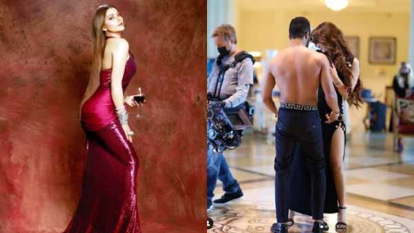 அரை நிர்வாண ஆணுடன் லெஜன்ட் சரவணா ஹீரோயின்.. பகீர் கிளப்பும் போட்டோ!