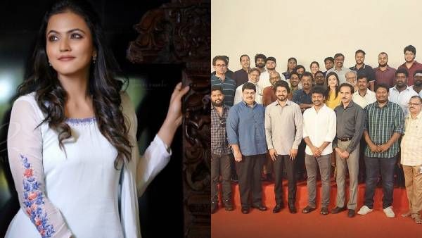 கொஞ்சம் கூட கிளாமர் இல்லை.. ஒன்லி ஹோம்லி தான்.. ஒயிட் கலர் சுடிதாரில் கலக்கும் தளபதி 65 நாயகி!