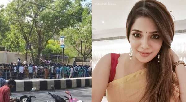 இது தான் சமூக விலகலா.. ரெம்டெசிவர் மருந்து வாங்க முண்டியடித்த கூட்டம்.. மீசையை முறுக்கிய நடிகை!