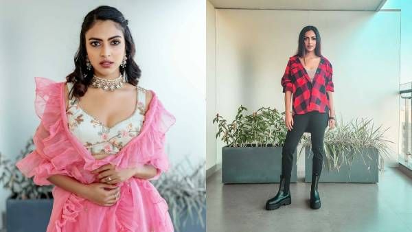 டிஸ்கோ சாந்தி போல ரெட்ரோ ஸ்டைலில் கலக்கும் நடிகை அமலாபால்!