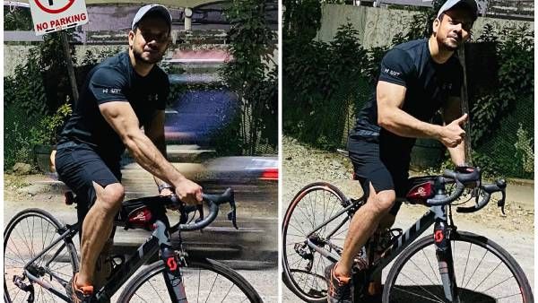 ஆர்யாவுக்கு போட்டியா சைக்கிள் ஓட்டும் பரத்… வைரல் புகைப்படம்!