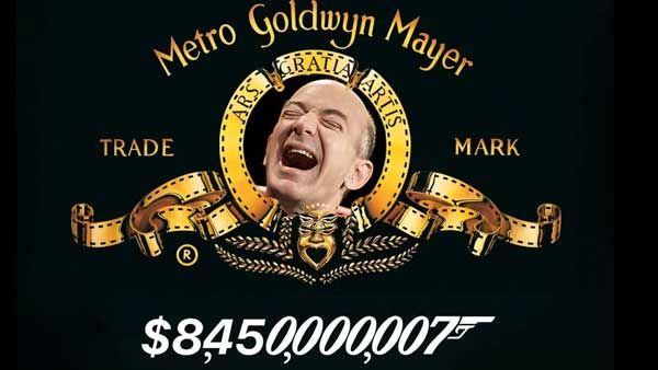 ஜேம்ஸ் பாண்டே இனி நம்ம ஜெஃப் பெசாஸ் பாக்கெட்டுக்குள்ளத் தான்.. எம்.ஜி.எம்மை கைப்பற்றிய அமேசான்!