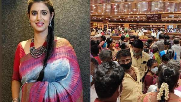 கோவிட் இடியட்ஸ்.. நகை மற்றும் ஜவுளி்க் கடைகளில் முண்டியடித்த கூட்டம்.. நடிகை கஸ்தூரி காட்டம்!