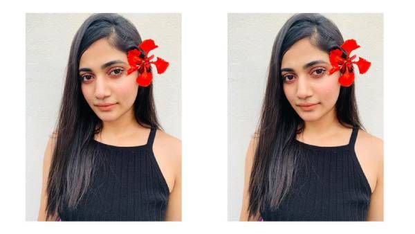 காதில் பூ சொருகிய லாஸ்லியா... இப்டி செஞ்சா தினமும் மிராக்கல் நடக்குமாமே!