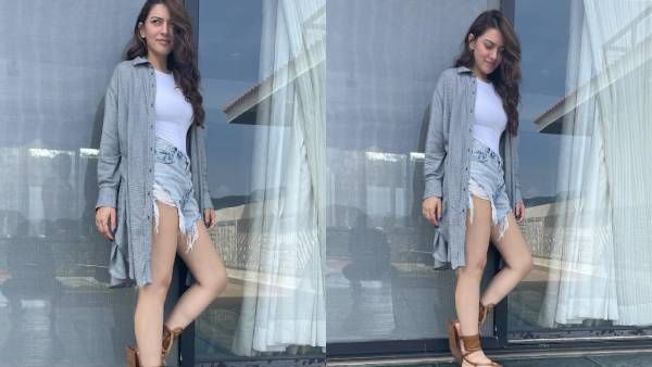 அரை டவுசரையும் அக்கக்கா கிழிச்சு போட்டுருக்கீங்களே ஹன்சிகா.. தொடையழகை பார்த்து கிறங்கும் ஃபேன்ஸ்!