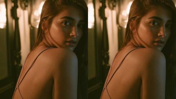 போகஸ் மிஸ் ஆகாமல் முதுகை காட்டி போதையேற்றும் புட்டபொம்மா நடிகை!