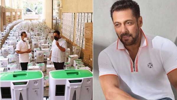 ஆக்ஸிஜன் இன்றி யாரும் சாகக் கூடாது.. இலவசமாக 500 ஆக்ஸிஜன் செறிவூட்டிகளை வழங்கும் சல்மான் கான்!