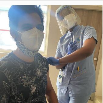 நான் போட்டுக்கிட்டேன்...நீங்க....கொரோனா தடுப்பூசி போட்டுக் கொண்ட ஜீவா