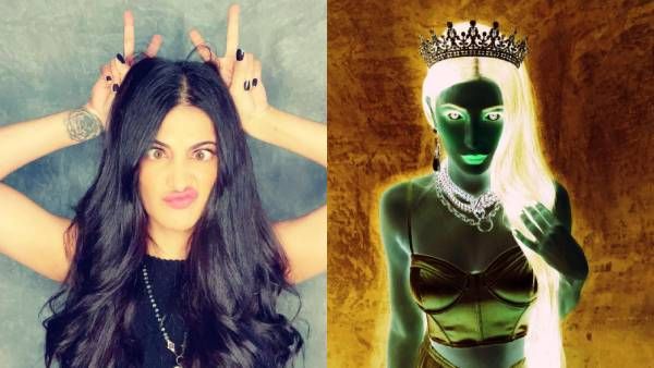 தலையில் கிரீடம்.. போட்டோ நெகட்டிவ்.. கிரேஸித்தனத்தின் உச்சம்.. சூனியக்காரியாக மாறிய ஸ்ருதிஹாசன்!