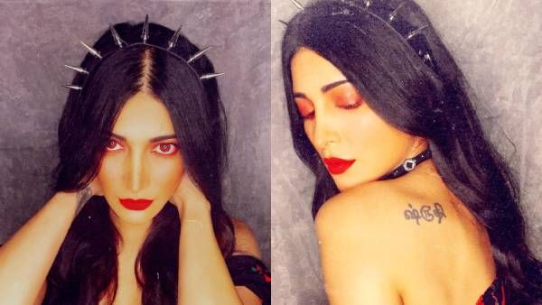 தலையில் முள் கிரீடம் சூட்டி.. அழகு பார்க்கும் ஸ்ருதிஹாசன்… இதுவும் நல்லாத்தான் இருக்கு!