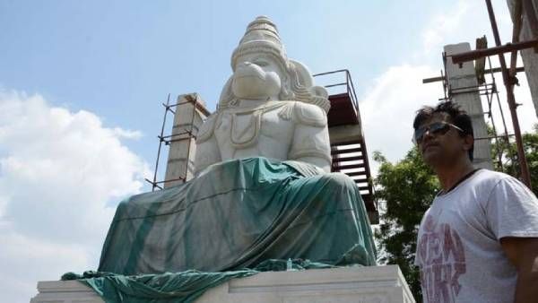 ஆஞ்சநேயர் கோவில் கும்பாபிஷேகம்… நீண்டநாள் கனவு நினைவானது… அர்ஜுன் மகிழ்ச்சி!