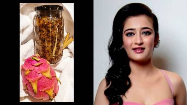 ட்ராகன் பழத்தோட ஜாம் சாப்ட்டு இருக்கீங்களா... உருகிய அக்சரா ஹாசன்... லாக்டவுன் அட்டகாசங்கள்