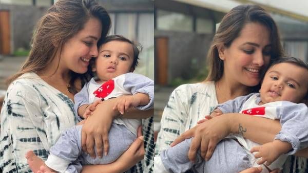 விக்ரம் பட நாயகி... சிரிப்பால் ரசிகர்களை கவர்ந்த அனிதா... குழந்தையுடன் புகைப்படங்கள் பகிர்வு