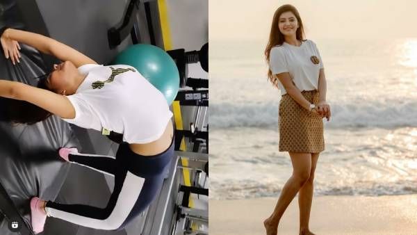 ரப்பர் மாதிரி உடம்பை வளைத்து உடற்பயிற்சி செய்யும் நடிகை அதுல்யா!