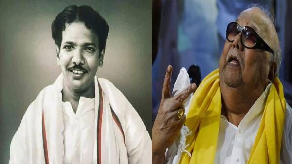 நாத்திகம் பேசும் படத்திற்கு 'பராசக்தி' எனப் பெயரிட்டவர்.. கருணாநிதியை கொண்டாடும் சினிமா பிரபலங்கள்!