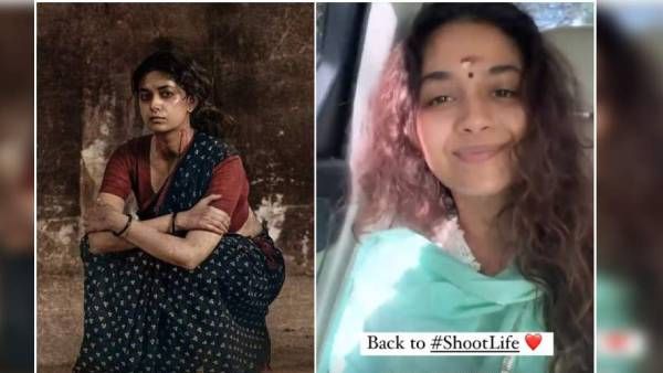 சாணி காயிதம் படப்பிடிப்பில் மீண்டும் பங்கேற்ற நடிகை கீர்த்தி சுரேஷ்