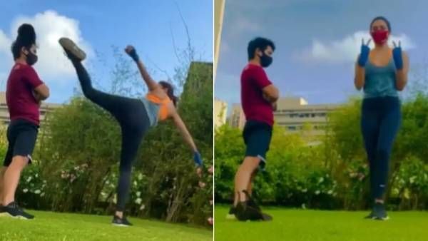 தோனி பட நாயகியின் புதிய அவதாரம்... என்ன செஞ்சாலும் சும்மா இருக்காரு ட்ரெயினர்