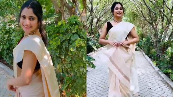 புடவையில் லாஸ்லியாவின் க்யூட் வீடியோ… எப்பா என்ன அழகு!