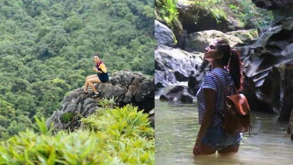 டோராவின் பயணங்கள்.. காடு மலைகளில் சுற்றித் திரியும் மாளவிகா மோகனன்!