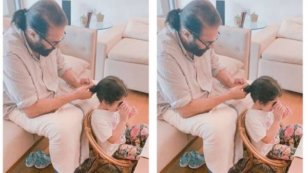 பேத்திக்கு தலைவாரிவிடும் நடிகர் மம்முட்டி.. 'பிக்சர் ஆஃப் தி டே' என கொண்டாடும் ஃபேன்ஸ்!