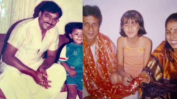 அப்பா நீயே என் உலகம்... சிறுவயது புகைப்படங்களை வெளியிட்டு வாழ்த்துக்கள் சொன்ன திரைப் பிரபலங்கள்!