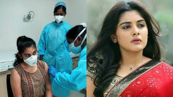 கொரோனா தடுப்பூசி போட்டுக்கொண்ட நிவேதா தாமஸ்... அனைவரும் கட்டாயமாக போட்டுங்க !