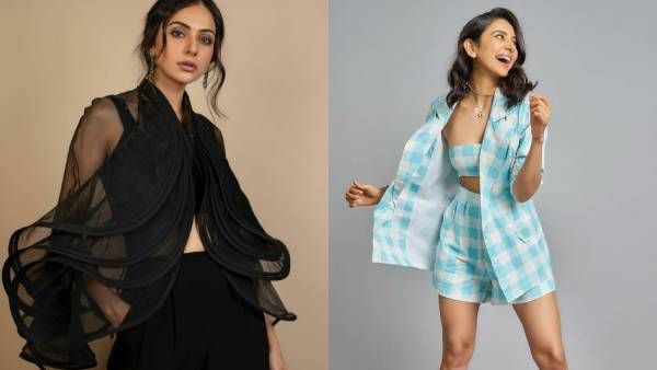 போஸுன்னா இப்படி கொடுக்கணும்... அரை டவுசருடன் நிற்கும் ரகுல் பிரீத் சிங்!