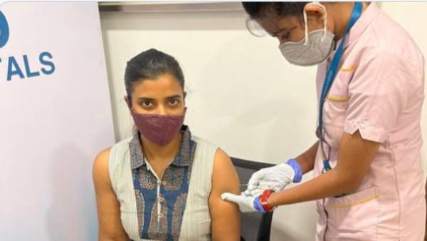 தடுப்பூசி ஒன்றே உயிர்காக்கும்… தடுப்பூசி செலுத்திக் கொண்ட ஐஸ்வர்யா ராஜேஷ் தகவல்!