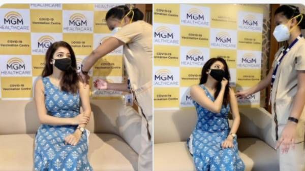 கோவிட் -19 முதல் தவணை தடுப்பூசி போட்டுக் கொண்ட ஜனனி