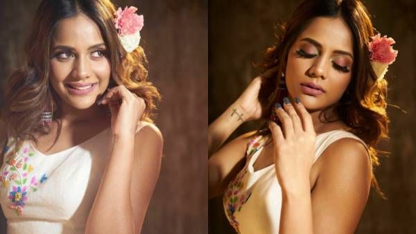 ஒரு சைடு ரோஸு... ஒற்றைக்காலில் டான்ஸு.. கலக்கும் பிக் பாஸ் நடிகை!