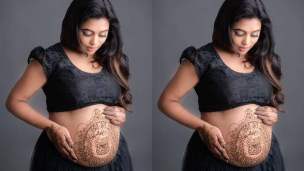 பெல்லி ஆர்ட்… கர்ப்பகாலத்துல இப்படி பண்ணலாமா… விமர்சனங்களில் சிக்கிய விஜய் டிவி நடிகை !