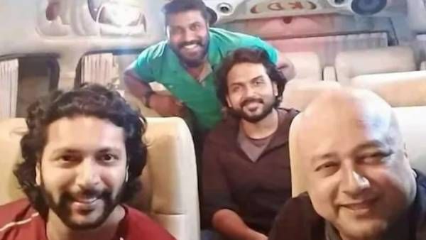 மொட்டை தலையுடன் ஆழ்வார்க்கடியான் வேடத்தில் ஜெயராம்..பொன்னியின் செல்வன் ஷூட்டிங் ஸ்பாட் போட்டோ!