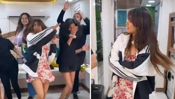 நாக்கு முக்கா பாடலுக்கு குத்தாட்டம் போட்ட ஸ்ரீதேவி மகள்...தீயாய் வைரலாகும் வீடியோ